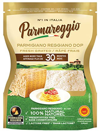 Parmareggio Parmigiano Reggiano Formaggio Grattugiato Fresco Geriebener Käse 60g