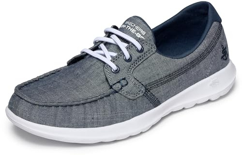 Skechers Go Walk Lite Isla Damen-Bootsschuh | Walking, Bootsschuh, 5GEN Dämpfung, Goga Max, maschinenwaschbar, vegan