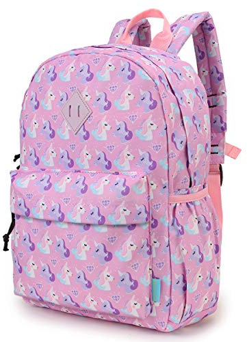 VX VONXURY Schulrucksack, Leicht Kinderrucksäck für Jungen Mädchen, Vorschule Kleinkind Kindergartentasche Kindergartenrucksack Teenagaer Backpack mit Vorderer Brustschnalle