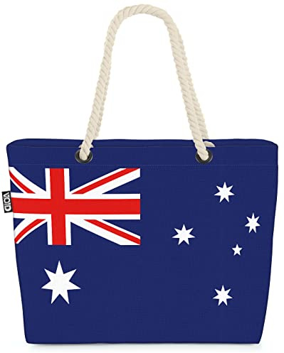 VOID XXL Strandtasche Australien Shopper Tasche 58x38x16cm 23L Beach Bag australier Australia Australian