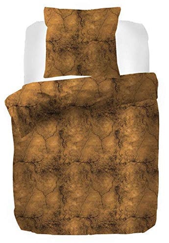Kayori Niiya Flanell Bettwäsche-Garnitur Farbe Gelb Größe 135x200 + 80x80 cm