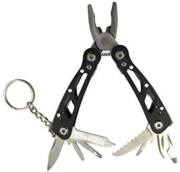 Pinza multiuso 12 in 1, pieghevole in acciaio