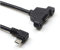 innov8 Micro USB 5Pin B Male to Female Panel Mount Extension Adapter Charging & Sync Cable for Raspberry Pi, Arduino, Feather, Android devices,Printers - 0.2m (Right Angle)