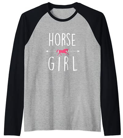 Reitsport Pferde Pony Reiten Horse Girl Reiterin Freunde Raglan