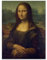 Mona Lisa Poster von Leonardo Da Vinci – Kunstdruck – berühmte Malerei Leinwand Wandkunst Heimdekoration für Schlafzimmer Wohnzimmer Büro ungerahmt (30 x 45 cm)