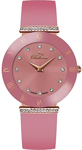 Bellevue Women's Watch E.116, Pink, 26MM, Strip
