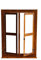 Bornhöft Gartendeko Fenster aus Metall im Rost-Design, 78cm x 59cm, Deko-Fenster Fensterrahmen Edelrost rostige Gartendekartion Eisen
