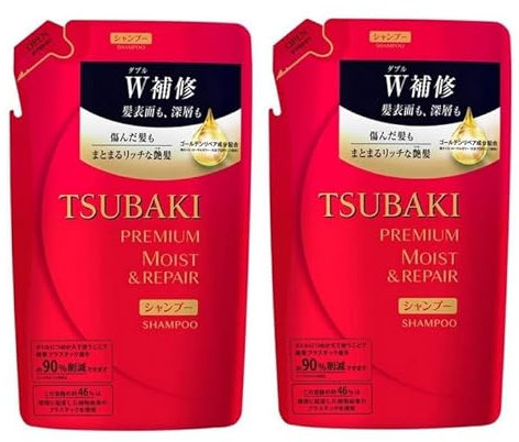 Tsubaski Premium Repair Shampoo Refill Pack 300 ml Set of 2