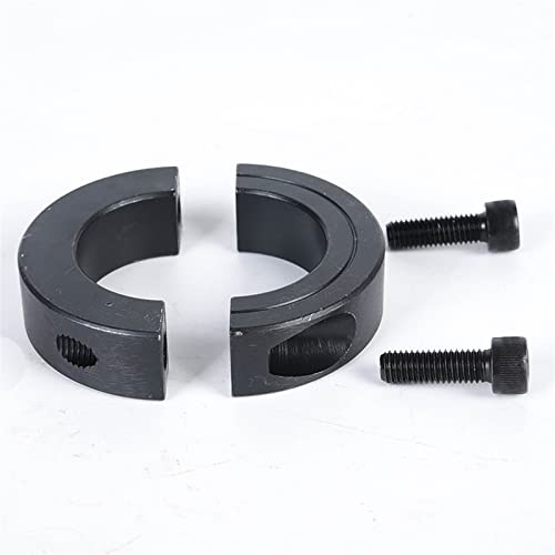 Fixation d'arbre optique 45 Acier Split Type Butée de butée principale Anneau de positionnement Manchon de roulement comprenant (Size : 65-93-19mm)