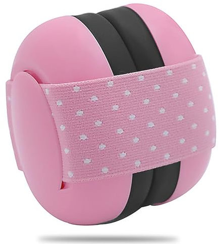 Cuffie Neonato Antirumore, Cuffie Antirumore Neonati, Protezione dell'Udito per Bambini da 0 Anni, Protezione dell'Udito per Bambini, Cuffie Antirumore per Bambini, Vestibilità Comoda (Rosa)