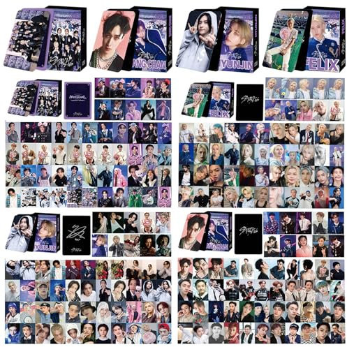 Korea SK 5 Star Album Photocards 220 Stück,SK Lomo Karten,SK K-Pop Sammelkarten,SK 5 Star Album Photocards für Fans Kpop Merchandise Geschenkset