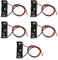 The Lord of the Tools 5pcs Étui de Support de Batterie à Ressort en Plastique 12V A23L 23A avec Fils Adapté à 1 X Batterie A23 8LR932 MN21 V23GA LR23