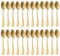 Pleafind Matte Gold Spoons Set of 24, Stainless Steel Dinner/Dessert Spoons, Table Spoons Use for Home/Kitchen/Restaurant, Dishwasher Safe (8 inch, 20.3 cm)