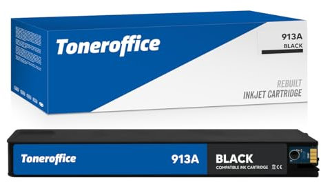 913A Druckerpatrone für HP L0R95AE 913A Druckerpatronen Schwarz Kompatibel für Drucker HP Pagewide 352 377 Pro 452 477 Managed P57750 55250 (ca. 3500 Seiten)