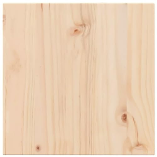 vidaXL Tischplatte, Holztischplatte Quadratisch, Ersatztischplatte für Couchtisch Beistelltisch Esstisch, Holzplatte, Massivholz Kiefer