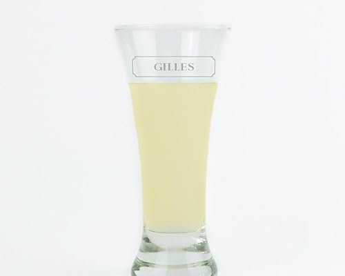 CADEAUX.COM - Verre À Ricard Long Personnalisé Pour Un Gilles - Personnalisé - Message Personnalisable - Cadeau Anniversaire Gilles - Cadeau Homme
