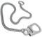 Ahiller Schlüsselkette,Double Lock Wallet Sicherheitskette,Lange Hosenkette für Herren,Heavy Duty Biker Geldbörsenkette(Silbrig-JRL-YK)