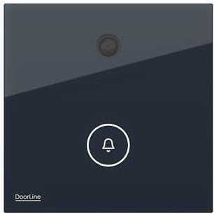 DoorLine Snap – WLAN Video-Türklingel ohne Cloud, Fritz!Box-kompatibel | Direkte Bildübertragung aufs Fritz!Fon & Smartphone | Anthrazit