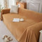 Universelle Chenille-Sofa-Schonbezüge für L-förmige Eckcouch, 4-Sitzer-Sofa-Überwurf, Orange, Sofa-Handtuch, 180 x 180 cm