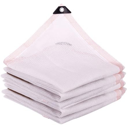 Telo ombreggiante bianco 55% rete ombreggiante con occhielli in rete traspirante telone per serra piante fiori vari 1 x 2 m 2 x 2 m 2 x 5 m 2 x 8 m 3 x 5 m 3 x 6 m 4 x 6 m 6 x 6 m 6 x 8 m 6 x 10 m 7 x