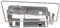QASULER Halterung for Rückfahrkamera mit Kennzeichenbeleuchtung, for Kia, KX3 Ceed Cerato Forte/Hyundai, for Elantra, for Avante Solaris Sedan HCR Halterung für Kfz-Kennzeichenbeleuchtung(1 Piece)