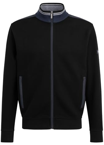 bugatti Herren Sweatjacke 8700-75120C modern, Reißverschluss, Baumwolle, bequem, sportlich, elegant, klassisch