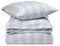 Lexington Beige/Blue Checked Cotton Poplin Bed Set, 135x200/80x80