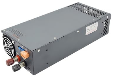 Fuente de alimentación conmutada de 2000 W, 1000 W, 1200 W, 1500 W, 12 V, 24 V, 48 V, 60 V, 300 V, 30 A, 40 A, 50 A, 60 A, 70 A, 100 A, 120 A, adaptador LED ajustable CC/CV para laboratorio de computa