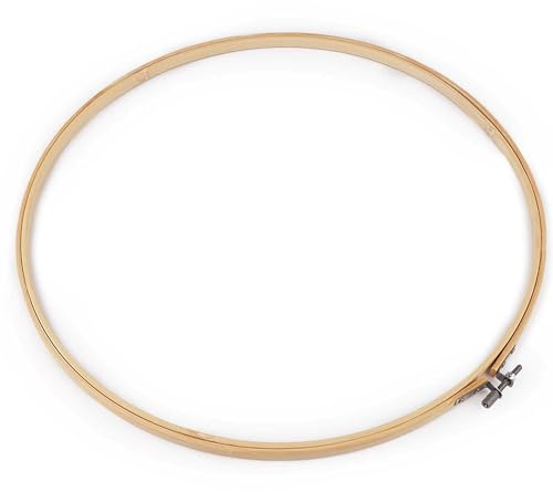 maDDma Stickrahmen Holz rund Stickring Holzstickrahmen Holzstickring Natur, Größenwahl