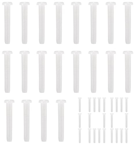 CGACCSD Badminton-Pins – einhundert Schläuche für Badminton, transparente Öse aus Nylon, Werkzeug zum Bespannen und Halten von Saiten