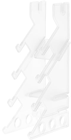 Supvox Finger Skate Halter aus Kunststoff, Transparenter Skateständer | Aufbewahrung für Fingerskates, Skate Aufbewahrungsständer, Transparentes Gestell Durchsichtig