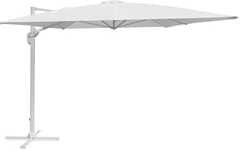 Gruppo Maruccia - Ombrellone da Giardino 3x4 Metri - Palo Laterale in Alluminio, Telo Idrorepellente -Ruotabile e Inclinabile - Per Piscina, Bar, Ristoranti