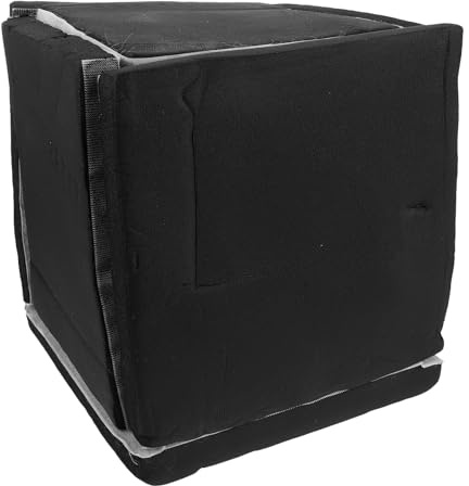 JOYOFREELY Sound Deadening Box 11 X 9.8 for Booster Water Pumps with Portable Acoustic Cover and Vibration Isolation Barrier Black Sponge Material
