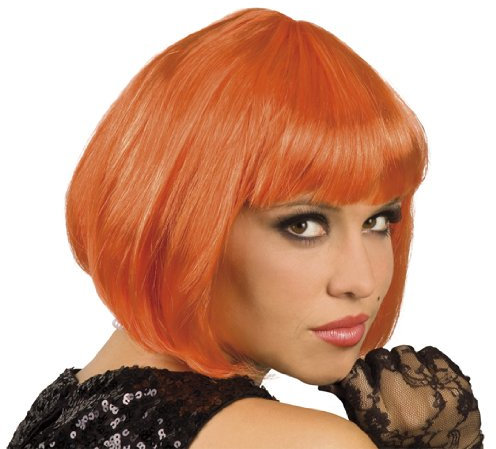 TH-MP Bob Pagenkopf Page Perücke orange