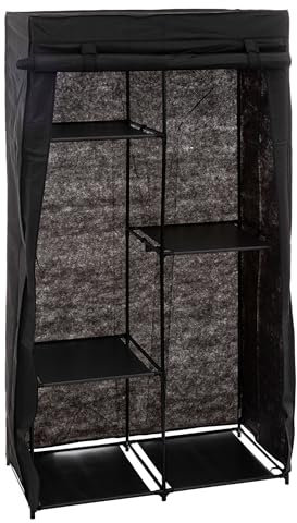 5 five simply smart 5five - modularer kleiderschrank Stoff schwarz