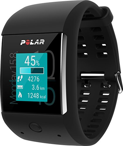 Polar M600 Smartwatch Orologio GPS con Cardiofrequenzimetro, Monitoraggio attività Fisica e Funzioni Smart Coaching, Unisex-Adulto, Nero, M