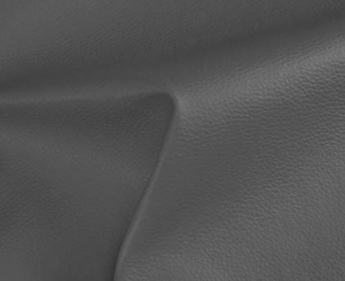 HAPPERS Polipiel para Tapizar 1 metro con Ancho 140cm. Venta de Polipiel por metros Solar Color Gris