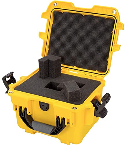 Nanuk 908 Wasserdichter Hartschalenkoffer Mit Plüschschaumeinlage - Gelb