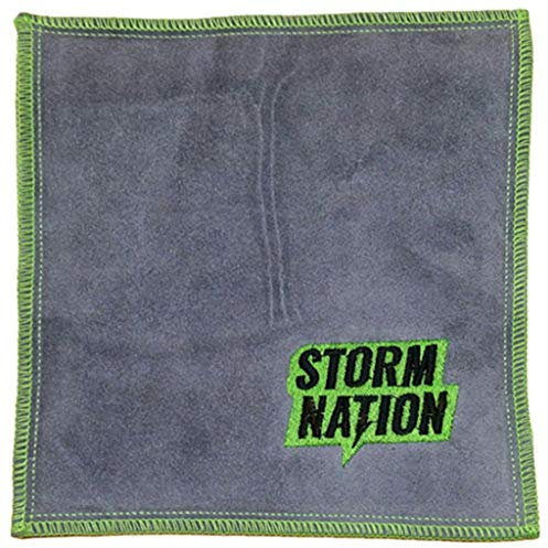 Storm STAC901GR Bowling Towel, Green/Gray, 10.71 x 7.40