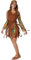 dressorfun Damenkostüm Rebellische Hippie Squaw, Outfit im typischen Hippie-Stil inkl. Stirnband - XL