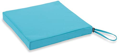 H.O.C.K. Miami Outdoor Poolkissen für den Außenbereich wasserabweisend/lichtecht (6-7) (40x40x5cm, Türkis)