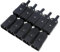 YINETTECH 10x C14 AC250V 10A 3 Broches Connecteurs Mâles Fiche d'alimentation Secteur avec AC Prise Adaptateur Connecteur