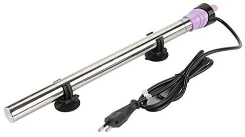 Sheens Réchauffeur d'aquarium, réchauffeur thermostatique Automatique d'acier Inoxydable de Barre de Chauffage de réservoir de Poissons 50W/100W/200W/300W/500W Anti-déflagrant(500W)