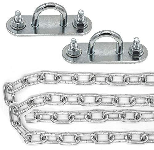 AMANKA 2 x 230kg Hängesessel Kette mit Deckenhaken - 100cm Aufhängung Boxsack Schaukel Hängematte