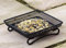 Aggloz | Compact Ground Feeder Tray | Mesh Wild Bird Ground Feeder Ideal Seed, Peanuts, Mealworms, Sunflower etc | Garden & Outdoors Bird Feeding Station | BLACK