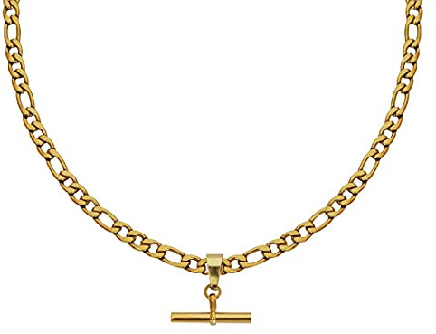 TITAN. Gold T Bar Necklace, Gold Toggle Necklace, Gold T Bar Pendant Necklace, T Bar Necklace, Toggle Necklace