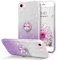 BENTOBEN Coque pour iPhone 7/Coque iPhone 8/Coque iPhone SE avec Anneau Support Etui de Protection Antichoc,Housse Silicone Glitter Pailleté Brillant iPhone 7/8/SE(2020)/SE(2022)-Violet Dégradée
