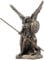 Statue Erzengel Raphael, kaltgegossen, Bronzefarbe, 10,9 cm