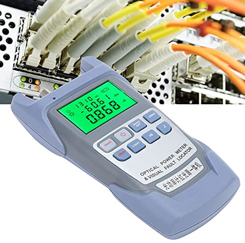 Fyearfly DXP-50D Optical Power Meter - Fiber Light Decay Tester 5km 1MW - Accurate & Durable, No Battery Included