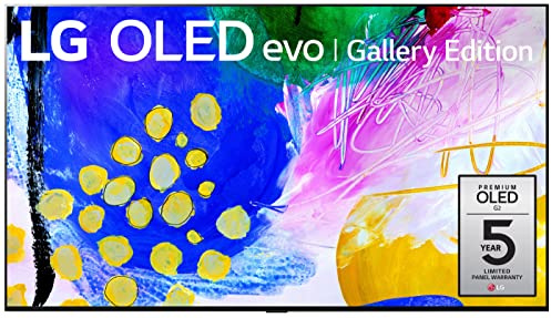 LG G2 Series 97-Inch Class OLED evo Gallery Edition Smart TV OLED97G2PUA, 2022 - AI-Powered 4K TV, Alexa Built-in